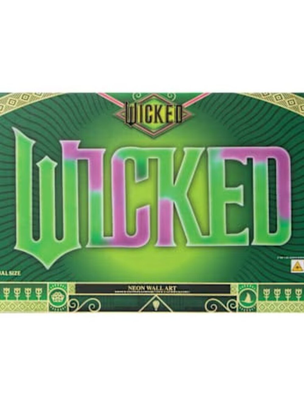 NIB Wicked Neon Wall Art LED Light Up Sign Bedroom Party Decor
